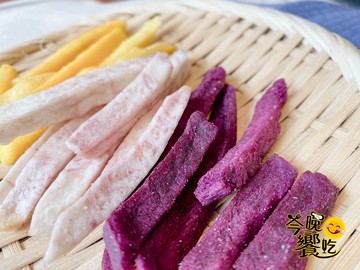 【蔬纖生】天然高纖蔬果  三色香薯芋頭條90G(全素)