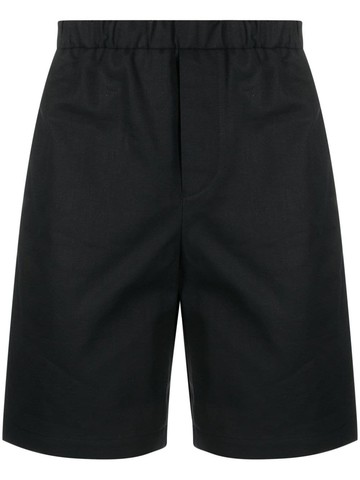Meta Campania Collective - straight-leg tailored shorts - men - Cotton - L - Black
