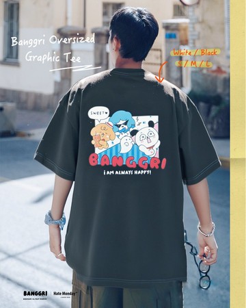 BANGGRI - Banggri 短袖 Oversize TEE