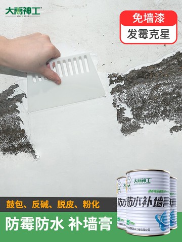補墻膏墻面修補白色墻體防水防潮防霉膩子翻新墻壁乳膠漆修復神器 全館免運