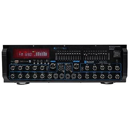 Technical Pro MM2000BT Powered Bluetooth Karaoke Mixer Amplifier Amp SD, USB