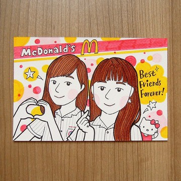 y星球_客製似顏繪/Q版人像(含4X6相框)無包裝