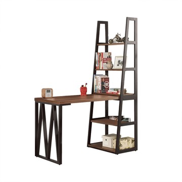 Homelike 喜家居工業風4尺L型書桌(24361)