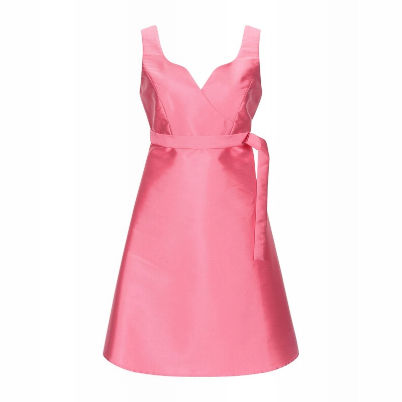 Ultra Chic ミニワンピース ドレス ピンク 42 ポリエステル 100 ミニワンピース ドレス 通販 Lineポイント最大1 0 Get Lineショッピング