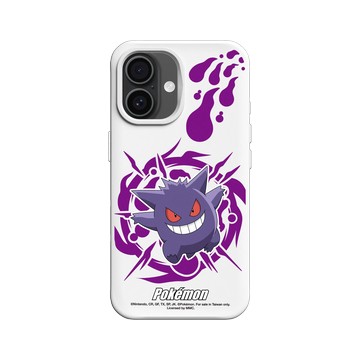 iPhone 16 SolidX 白 - 寶可夢 Pokemon - 戰鬥系列-耿鬼