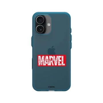 iPhone 17 Clear (相機按鈕) 夜幕藍 - 迪士尼-漫威 Marvel - 漫威Logo-紅色標誌