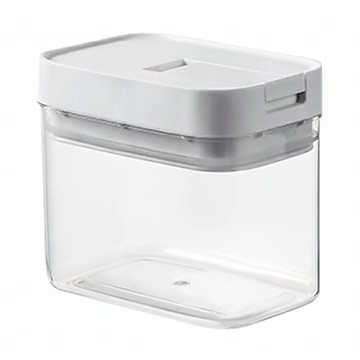 好物良品 日本防潮防水密封儲物罐 上蓋開口 疊層收納  10.9 x 7 x 10cm  1罐
