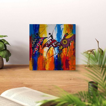 【V331 FEELING】坦尚尼亞手繪畫作,掛畫,居家裝飾,禮物 原创商品