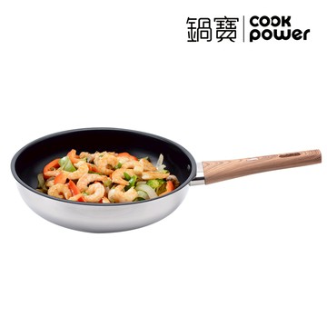 鍋寶 Nordic不鏽鋼不沾深煎鍋28CM(IH/電磁爐適用)