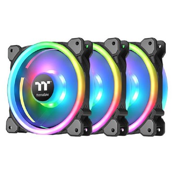 【獨家！另享10%回饋】曜越Riing Trio 14 RGB水冷排風扇頂級版/三顆包裝/CL-F077-PL14SW-A
