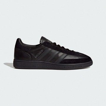 【ADIDAS】HANDBALL SPEZIAL 男女款 休閒鞋 膠底 麂皮 經典 三葉草 黑 JQ8294