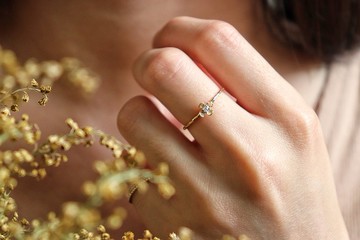 【花壇 a kadan】花朵寶石戒