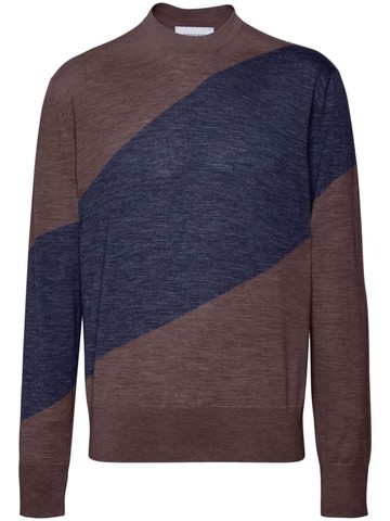 Ferragamo - virgin-wool fine-knit jumper - men - Virgin Wool - S - Brown