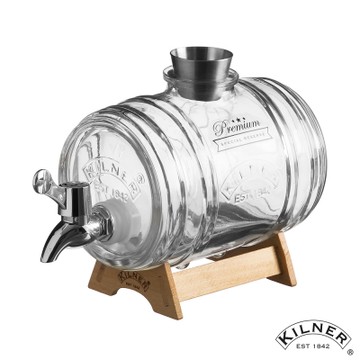 KILNER 時尚酒桶造型飲料桶/品酒器 1L
