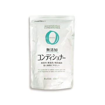 日本熊野無添加潤髮乳補充包(450ml/袋)