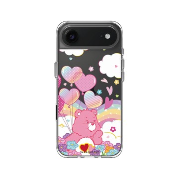 iPhone Air Clear Case（相機按鈕） 透明 - Care Bears - Love-a-Lot Bear