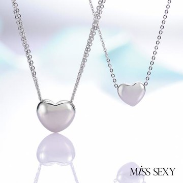 d2 白鋼項鍊 D0379 純真的愛(雙鍊)