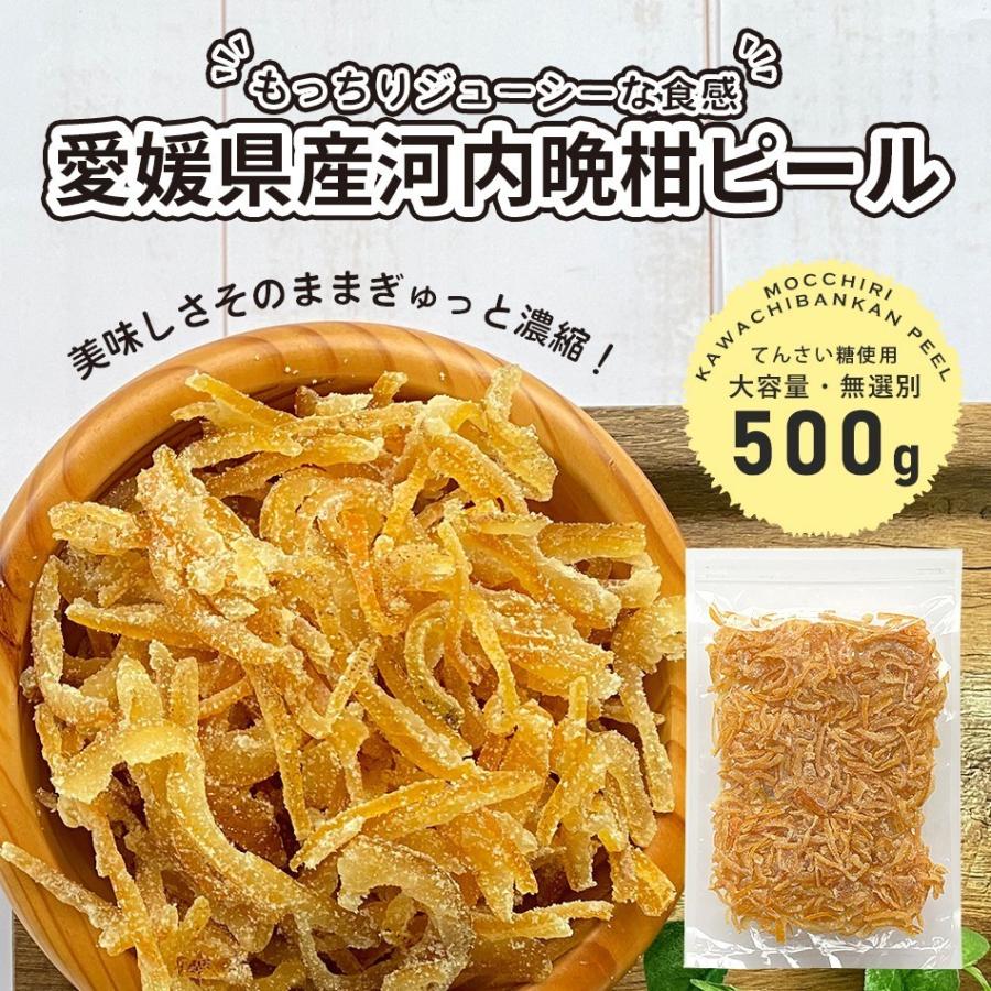 大容量 ドライフルーツ 500g 国産 河内晩柑 ピール 業務用 おやつ 美容 健康 送料無料 げんき本舗