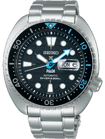 SEIKO 精工錶 Prospex PADI海龜潛水200M聯名款機械錶4R36-06Z0I(SRPG19K1)-45mm-黑面鋼帶【刷卡回饋 分期0利率】【APP下單22%點數回饋】