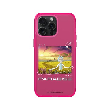 iPhone 15 Pro Max Clear 粉漾桃 - 瑞克和莫蒂 Rick and Morty - 天堂裡的瑞克