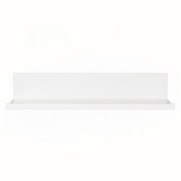 太空鋁牆上床頭置物架40cm 免釘安裝 簡約風 臥室收納  白色  1個