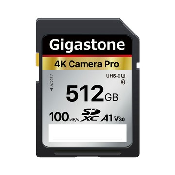 Gigastone SDXC UHS-I 512GB A1 U3 V30 4K攝影記憶卡