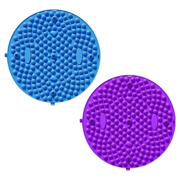 超慢跑按摩腳墊指壓板  顏色隨機  2個