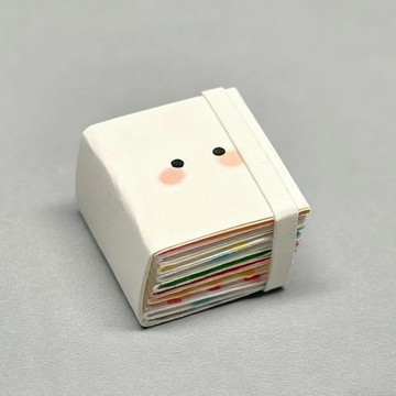 小包臺灣新品上市🐴🌟迷你の小幽靈換裝豆豆手賬本子小朋友diy學生便攜口袋創意裝飾🌟