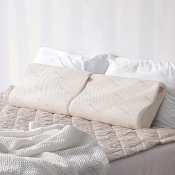 SLEEP&SLEEP 有機枕 2號 + 高度調整墊 2入組  50 x 30cm  米色  1個