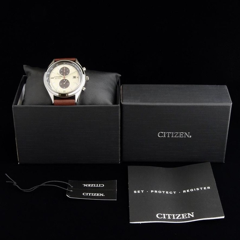 CITIZEN シチズン 高級 メンズ腕時計 クラシック 43mm ドーム型風防 