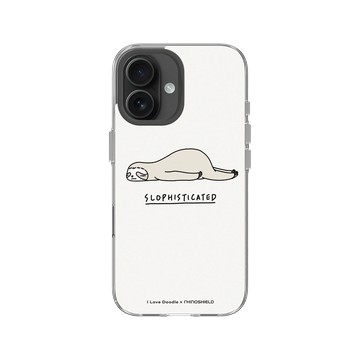 iPhone 16 Clear Case（相機按鈕） 透明 - ilovedoodle (Lim Heng Swee) - Slophisticated 樹懶