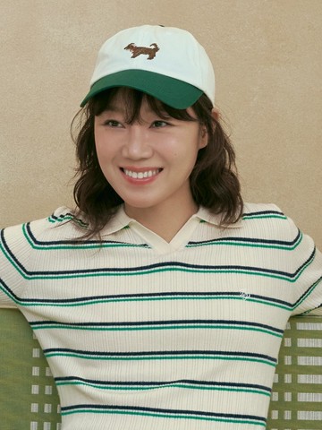 Cotton Embroidered Adjustable Cap [Green]