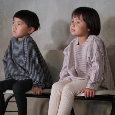 キッズトップス ボーダー 韓国子供服 通販 LINEポイント最大0.5%GET