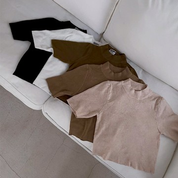 【Aa.chic熱賣商品】辣妹必備柔軟短版上衣(七色).女裝/上身/辣妹/必備/柔軟/短版/上衣【C223730】