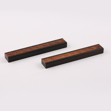 紅木鎮紙實木文房四寶書法鎮尺創意壓書鎮定制刻字書畫雕刻正尺