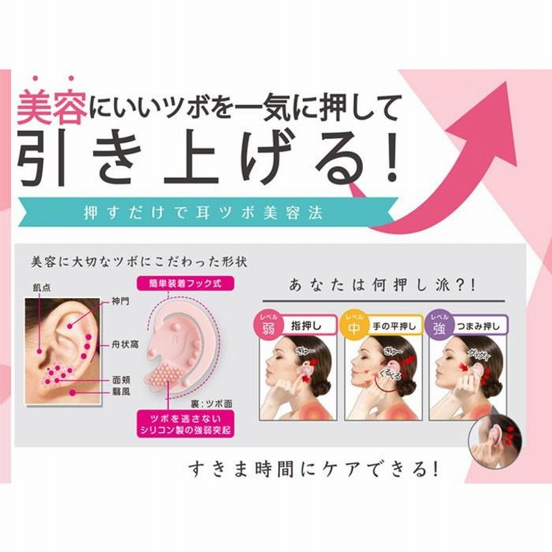 最大98%オフ! ツボ押し美容 けっこうよくにゃる耳つぼ ツボ押し 癒しグッズ リラックス 美容 ラッキーウィンク ツボ押し美容 けっこうよくにゃる耳つぼ SMK802 ピンク 1個 (x 1)