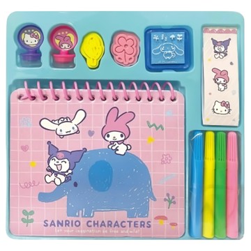 京甫 三麗鷗家族 可愛彩印畫  1個  同樂篇 多色