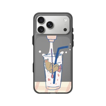 iPhone 17 Pro Max Clear (相機按鈕) 酷墨灰 - 咻咻熊 XiuXiubear - 很熱的熊