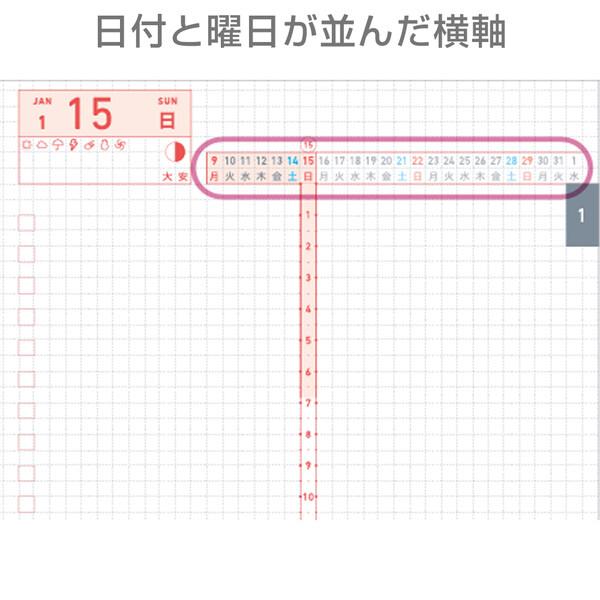 kokuyo コクヨ 2024年 ジブン手帳 DAYs mini B6スリム 1日1ページ バーチカル 2冊で1年分 分冊 スケジュール