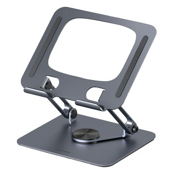 HAGiBiS 海備思 鋁合金平板旋轉電腦支架 鏤空版  iPS04  深空灰  1個