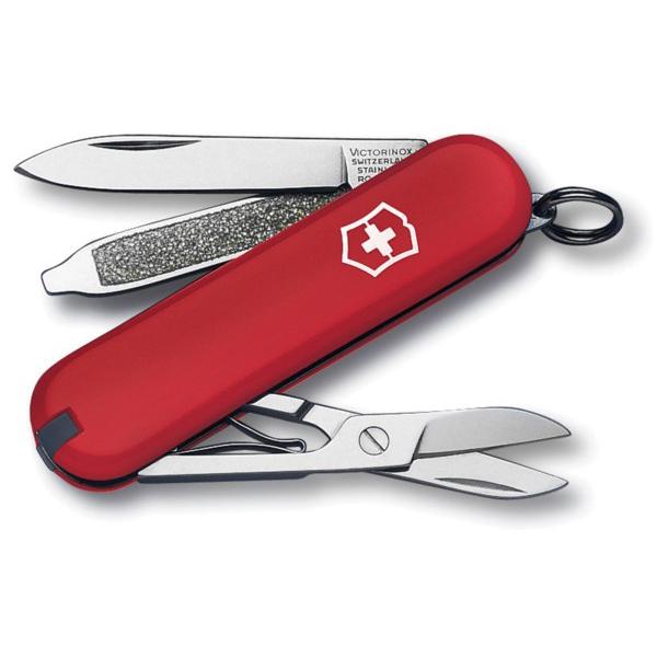 Victorinox ビクトリノックス　Swiss Army 7機能マルチツール Classic SD Pocket Knife　（赤）