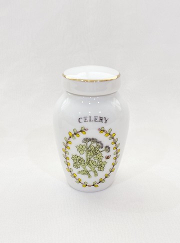 【好日戀物】 英國vintage jager blau 精美香料罐瓷器廚房小物C