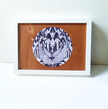 台灣設計師 浮世繪 葉子 風景 抽象 手繪作品