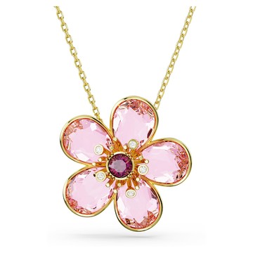 Idyllia 鏈墜, 花朵, 細碼, 粉紅色, 鍍金色色調