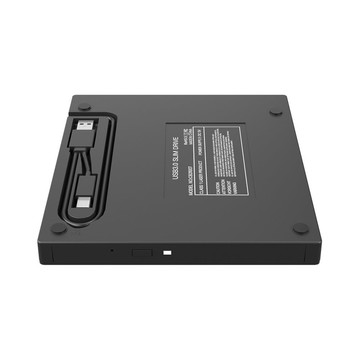6合一多功能刻錄機3.0USBType-c通用CD拉絲外置電腦光盤驅動器【宜家良品百貨】