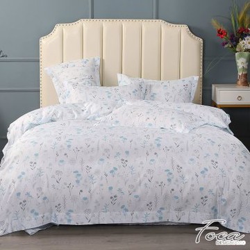 FOCA稻花香 單人-3M專利吸濕排汗抗菌天絲兩件式枕套床包組