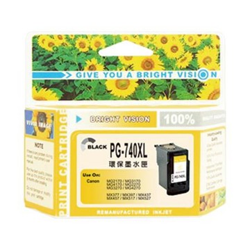 向日葵 佳能Canon環保高容量墨水匣/PG-740XL/黑色