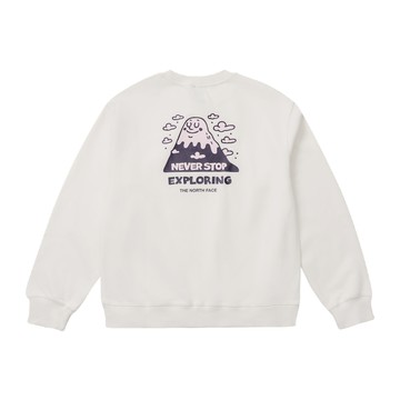 The North Face W HIKE RLX CREW GRAPHIC 女 圓領套頭衫 NF0A8JM4QLI