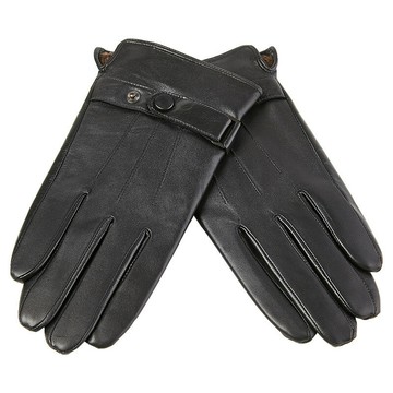 【巴黎精品】現貨+預購 真皮手套男手套-加絨山羊皮圓扣觸控男配件a1dx2