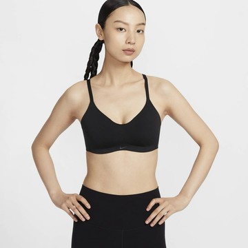 S.G NIKE AS  ALATE MINIMALIST LSBRA 黑色 FQ3551-010 女 輕度 運動內衣